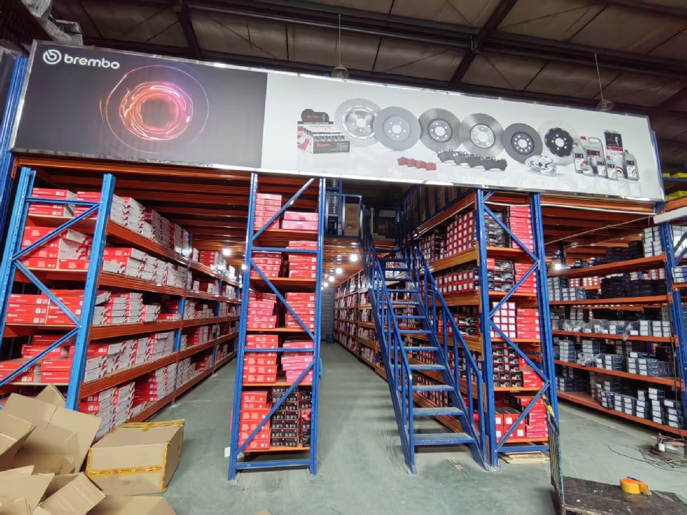 Central warehouse display